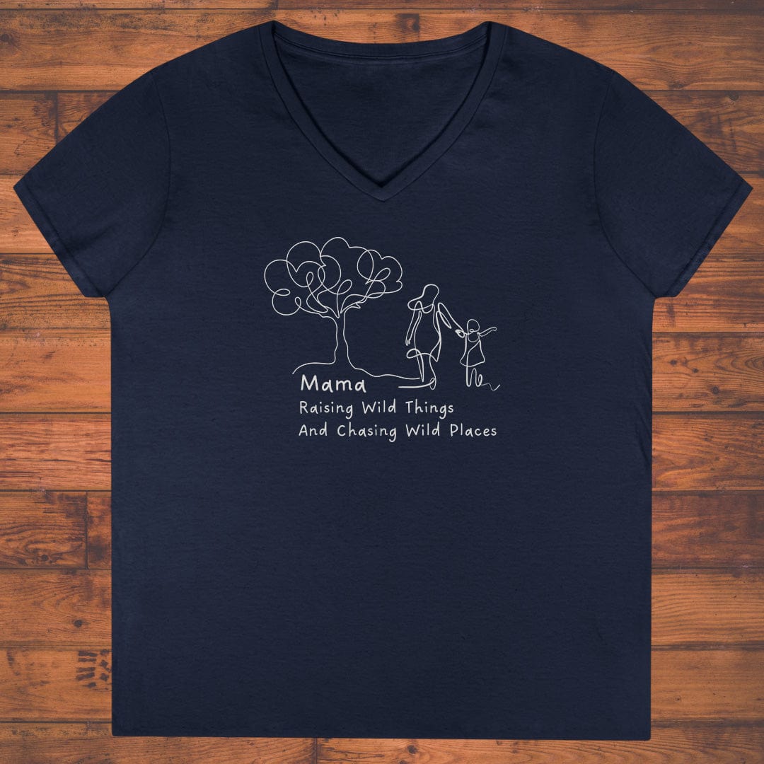 Raising Wild Things Ladies' V-Neck