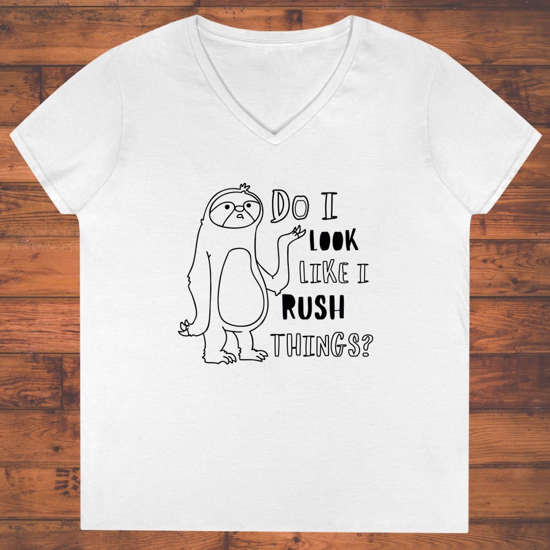 No Rush Ladies' V-Neck