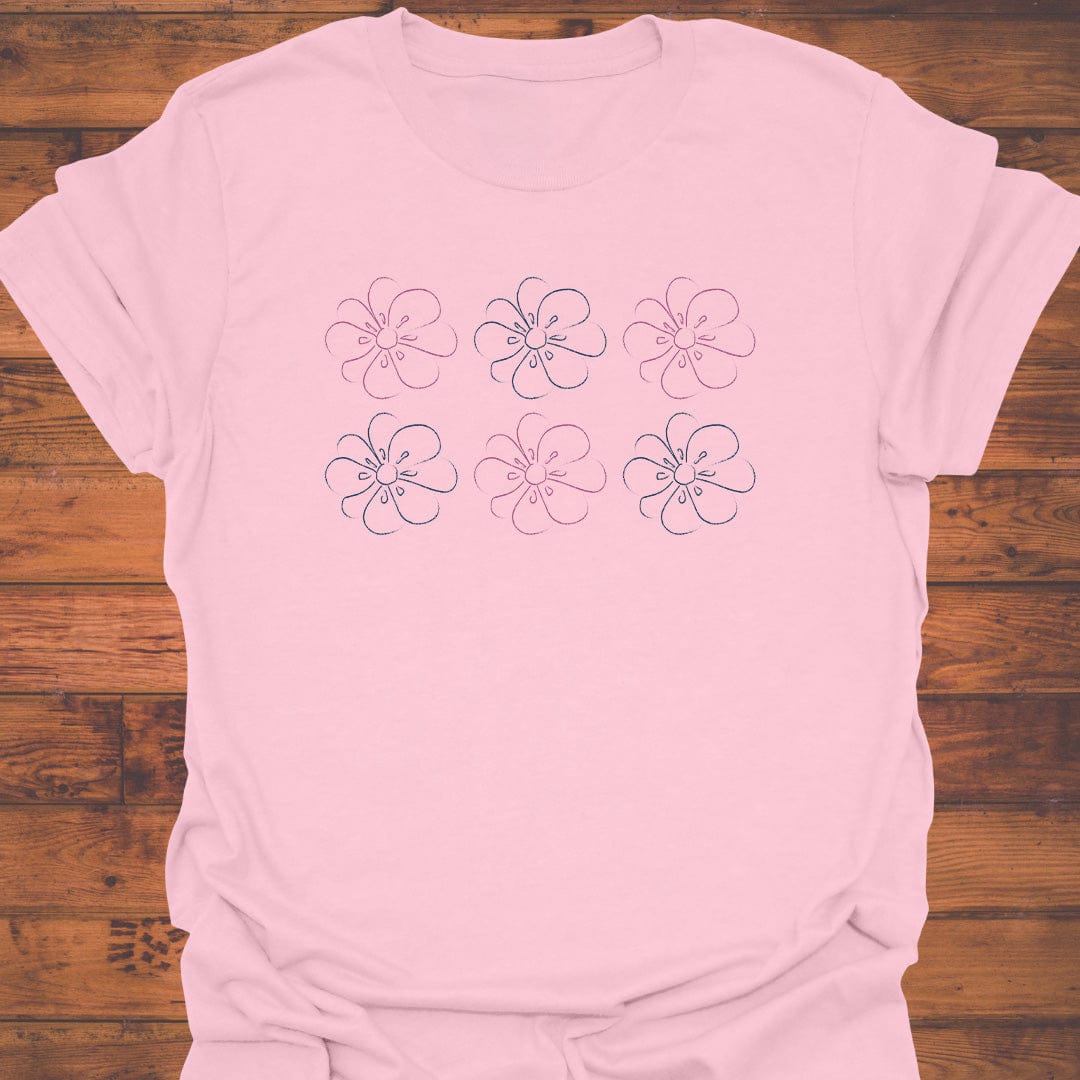 Little Bloom Grid T-Shirt