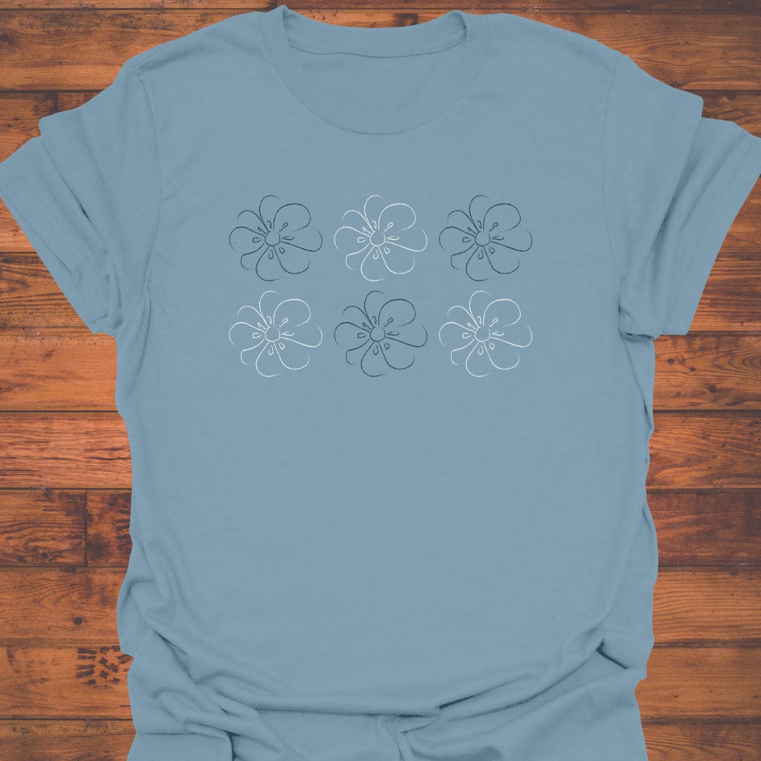 Little Bloom Grid T-Shirt