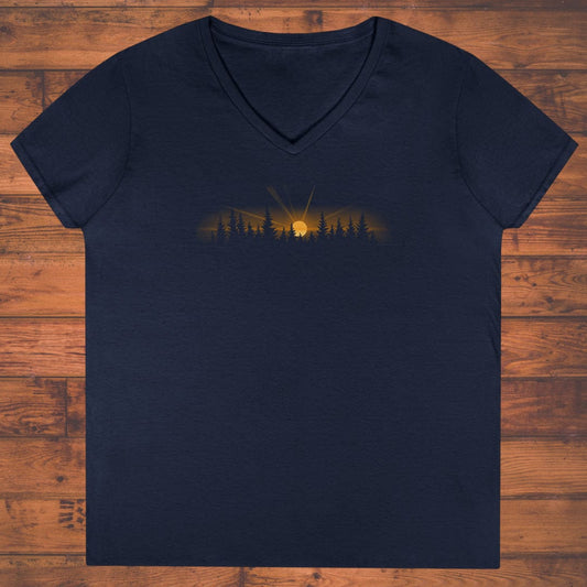 First Light Pines Ladies' V-Neck