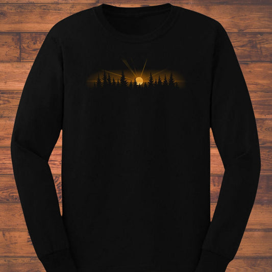 First Light Pines Long Sleeve T-Shirt