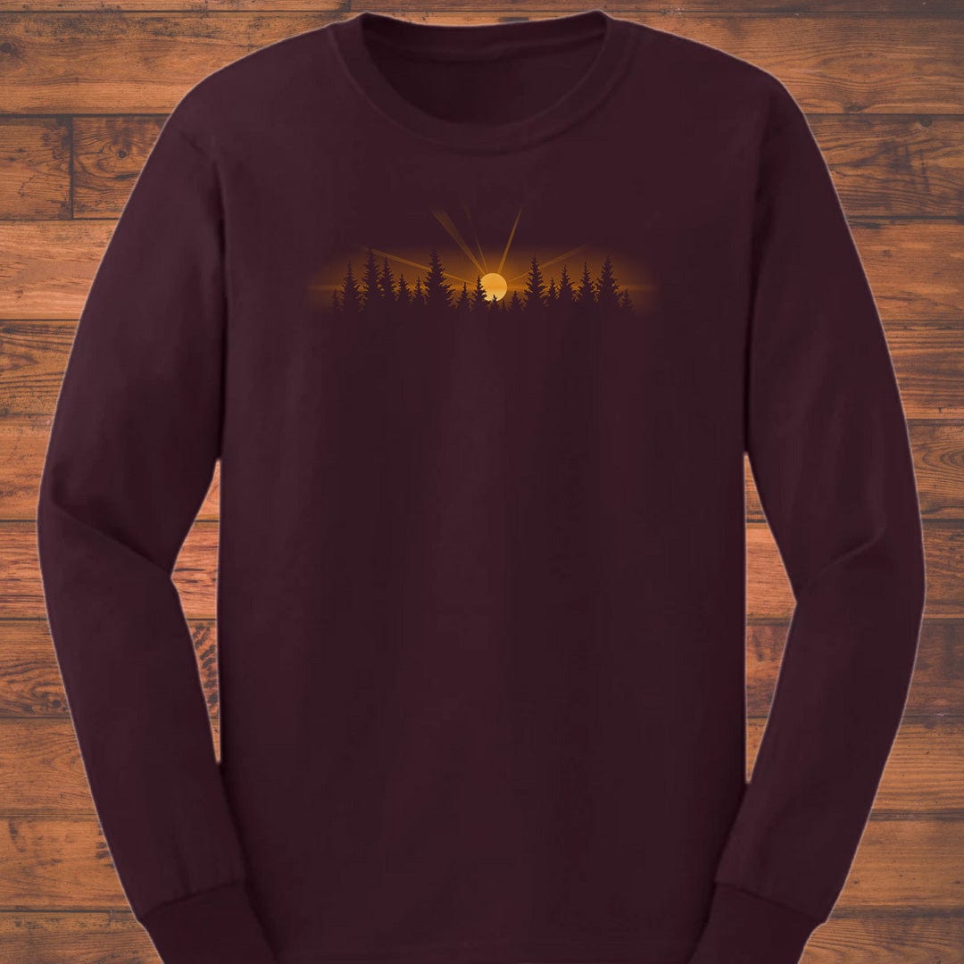 First Light Pines Long Sleeve T-Shirt