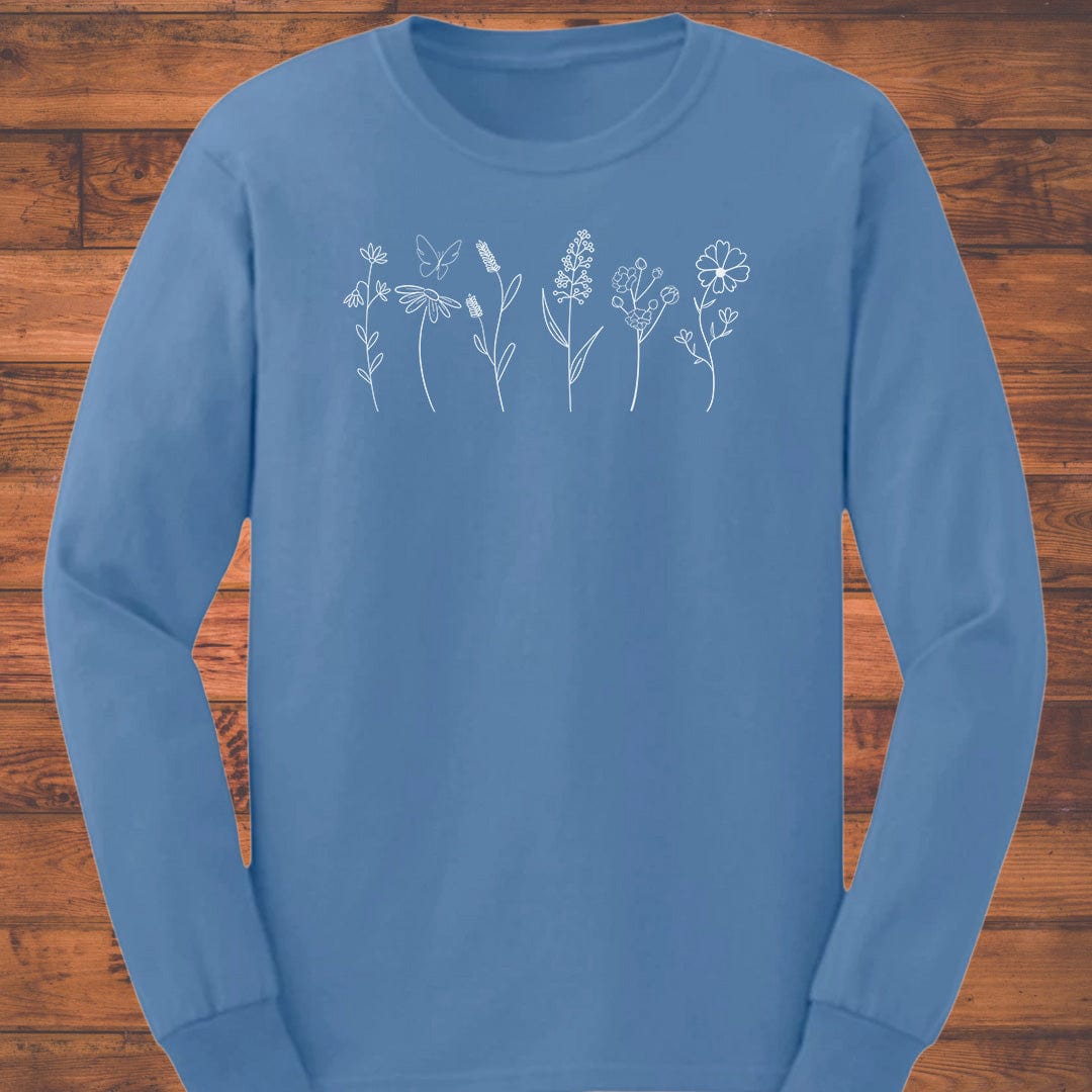 Wild Stem Line Long Sleeve T-Shirt