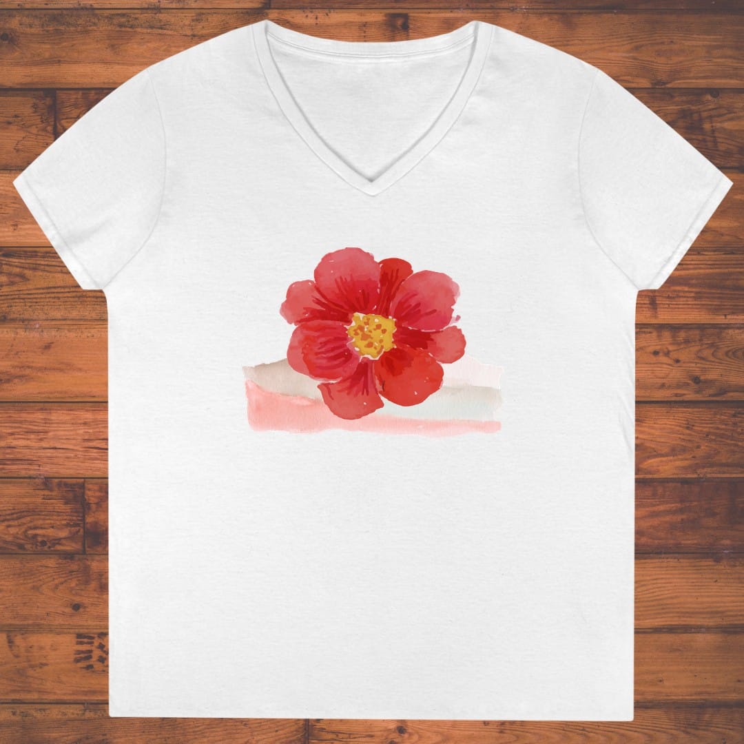 Blush Bloom Ladies' V-Neck