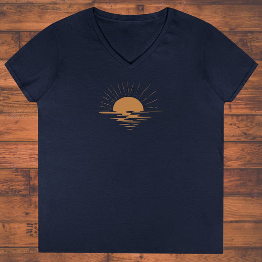 Golden Quiet Ladies' V-Neck
