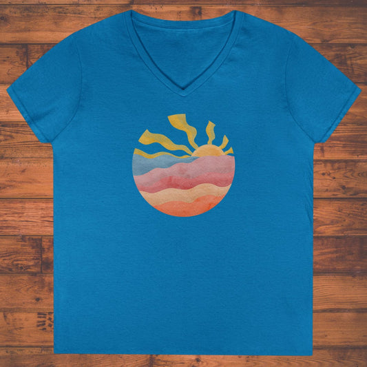 Sunwoven Ladies' V-Neck
