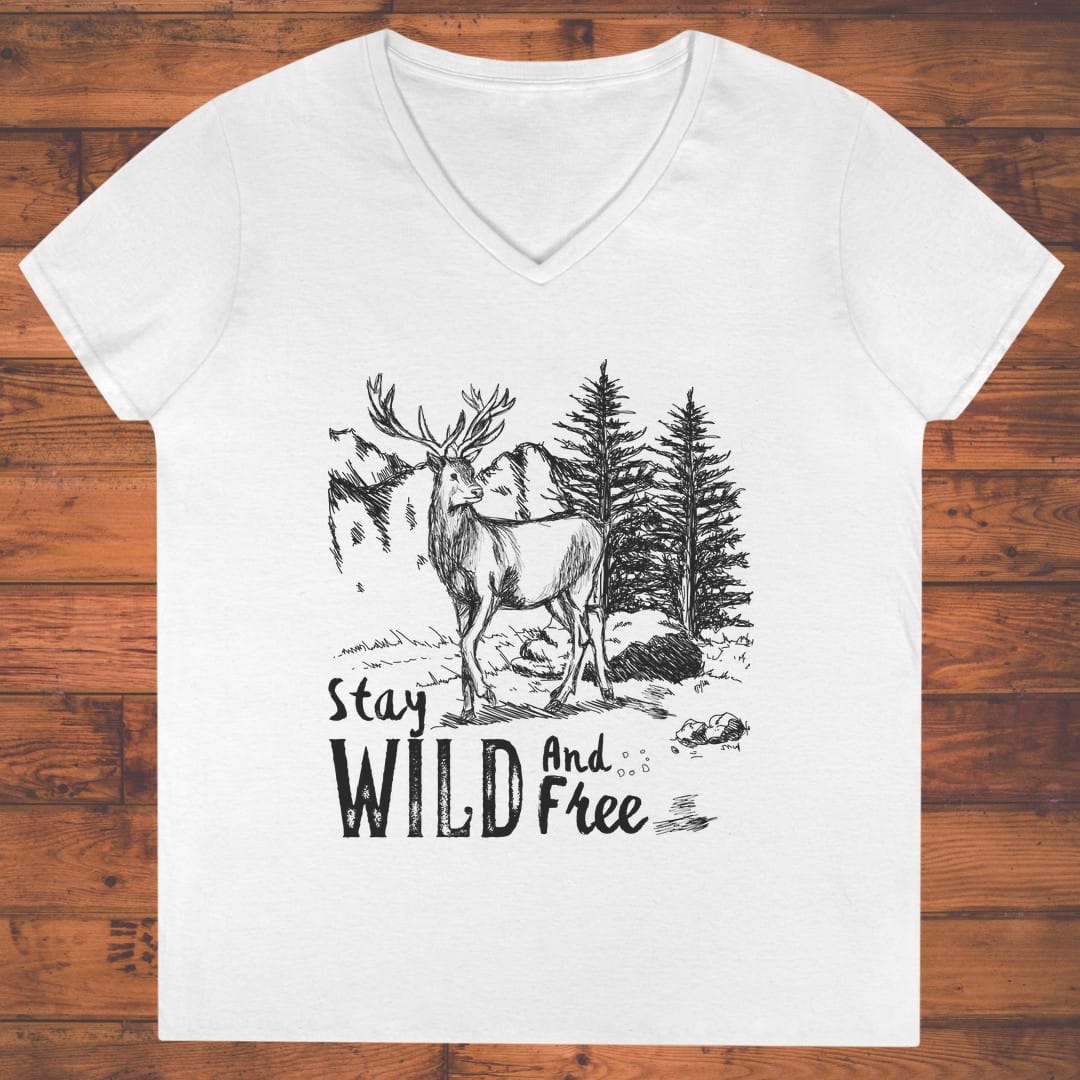 Wapiti Spirit Ladies' V-Neck