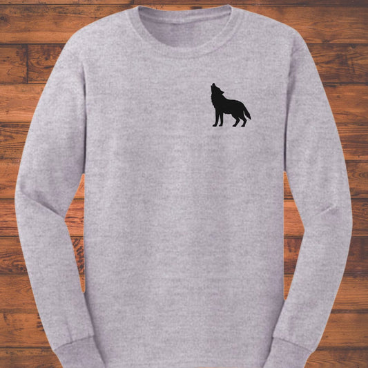 Shadow Wolf Long Sleeve T-Shirt
