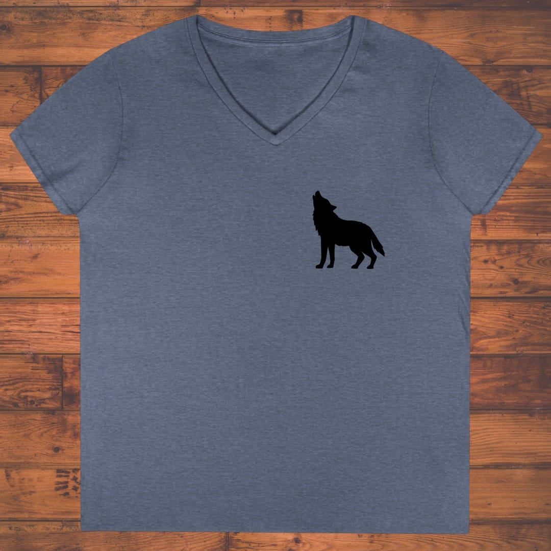 Shadow Wolf Ladies' V-Neck