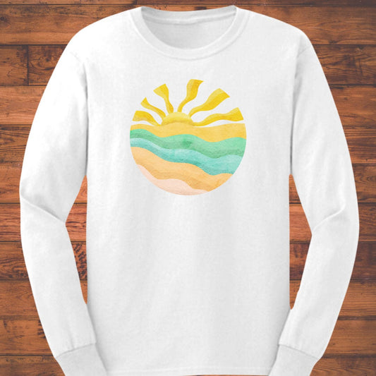 Golden Drift Long Sleeve T-Shirt