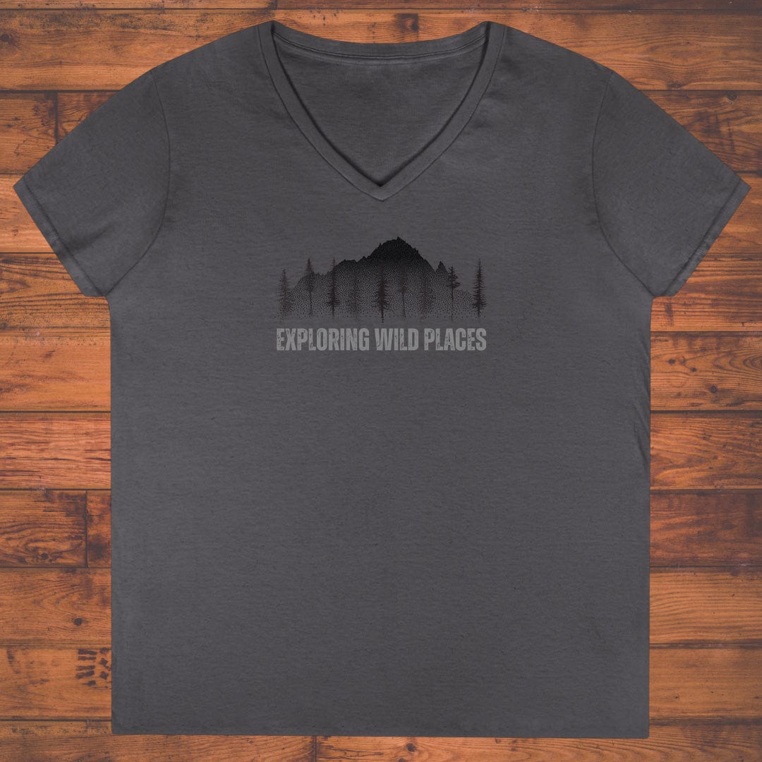 Exploring Wild Places Ladies' V-Neck