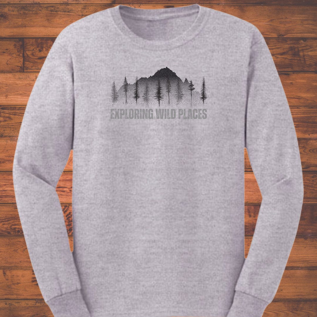 Exploring Wild Places Long Sleeve T-Shirt