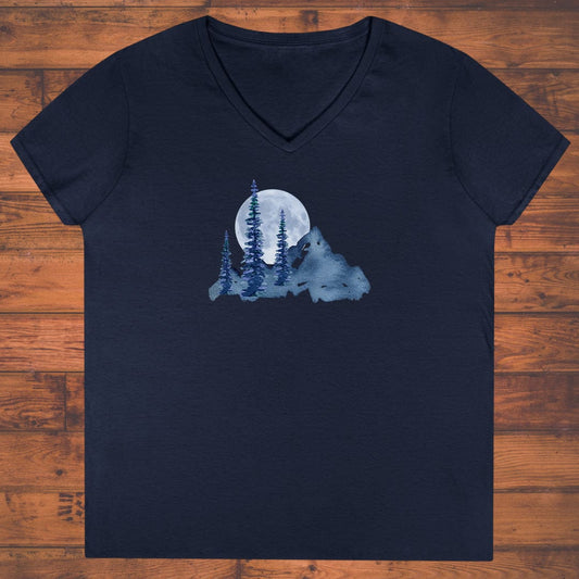Lunar Pines Ladies' V-Neck