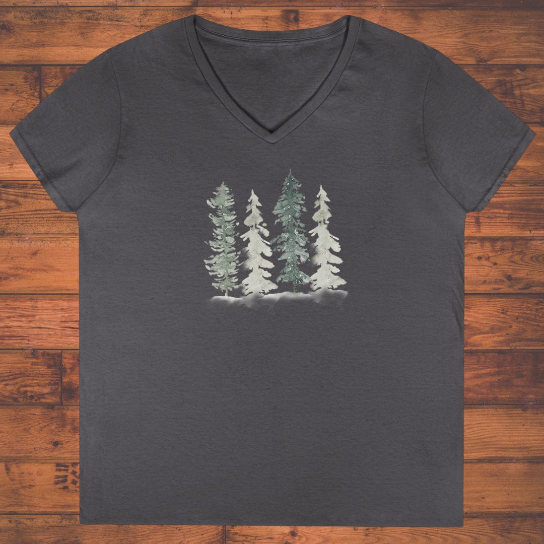 Winter Stillness Ladies' V-Neck