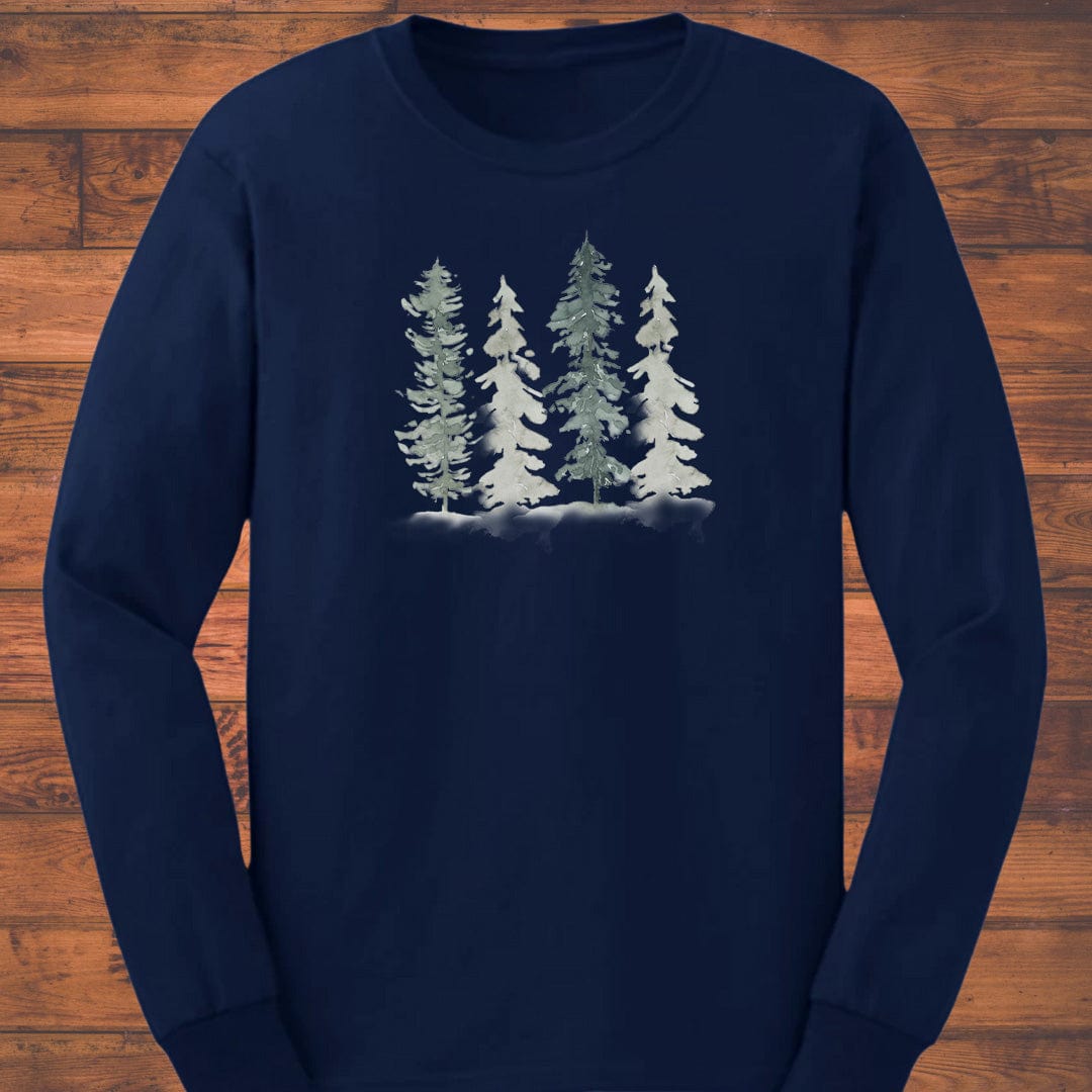 Winter Stillness Long Sleeve T-Shirt