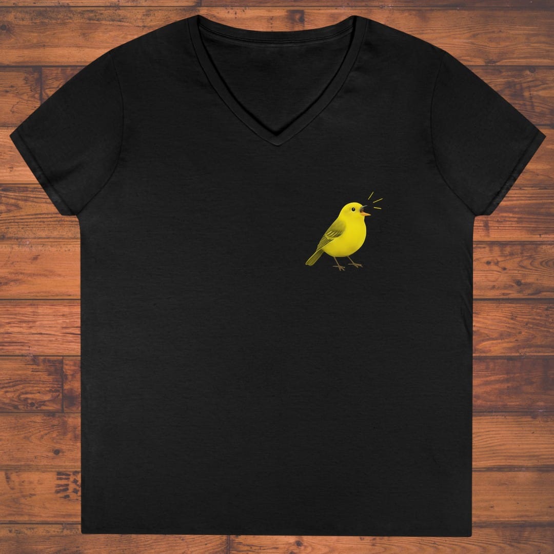 Sunlit Chirp Ladies' V-Neck