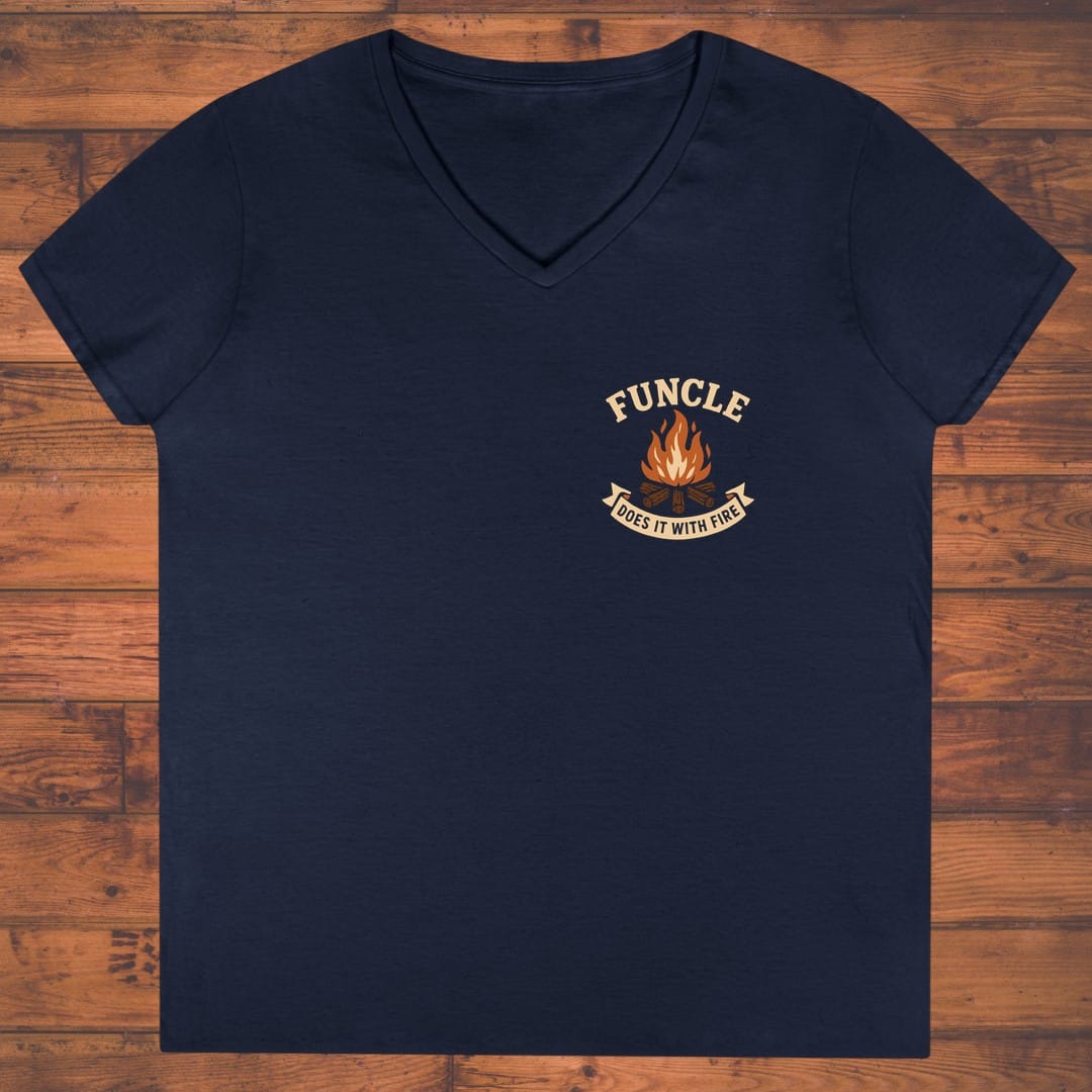 Funcle Campfire Ladies' V-Neck