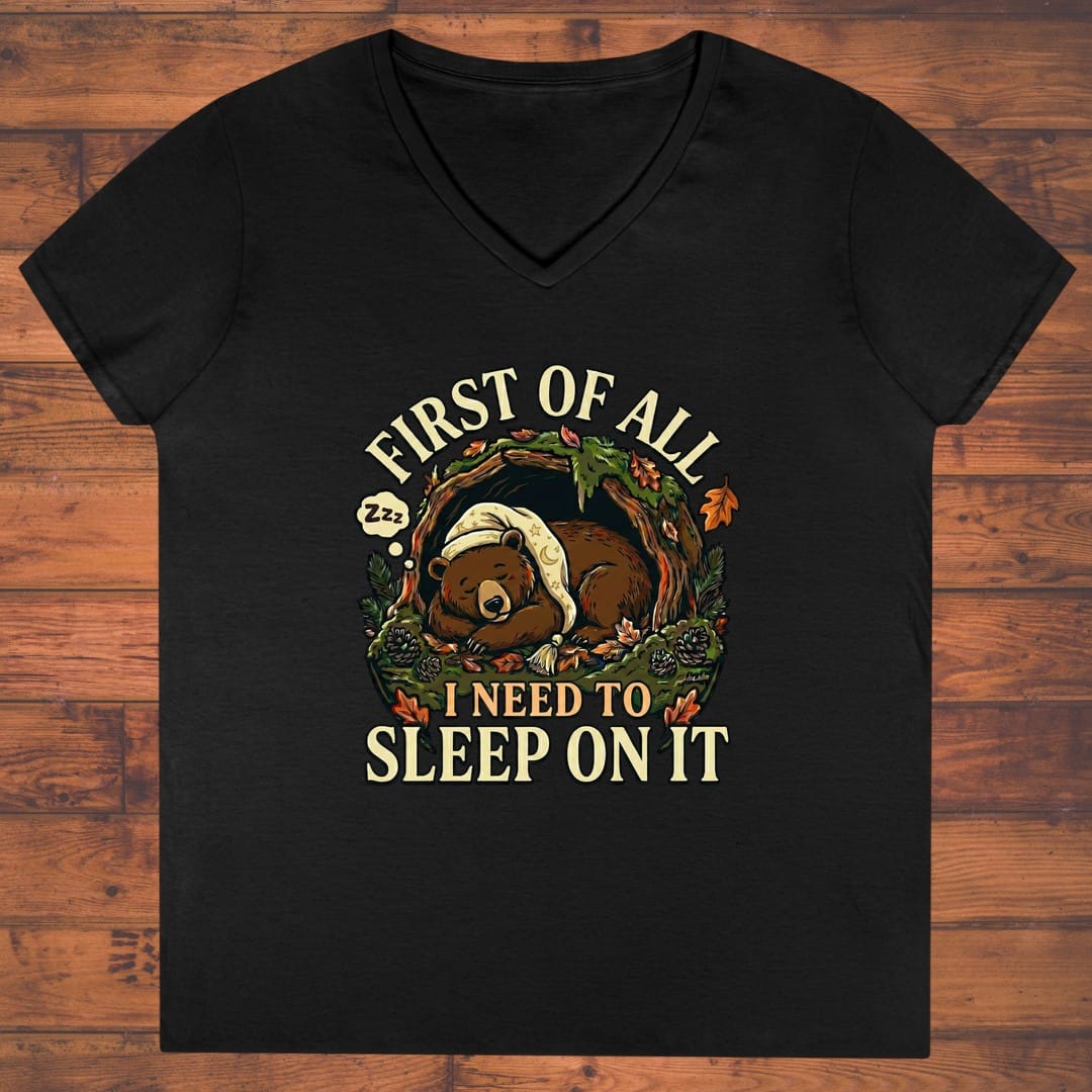 Hibernation Mode Ladies' V-Neck