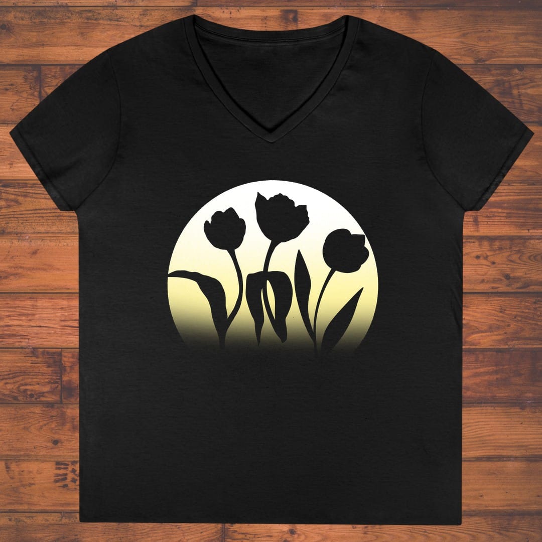 Evening Petals Ladies' V-Neck