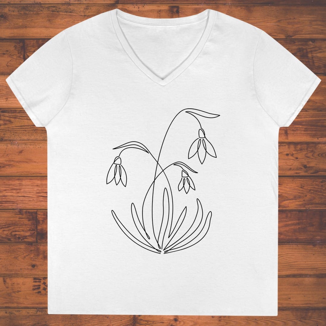 Quiet Botanica Ladies' V-Neck