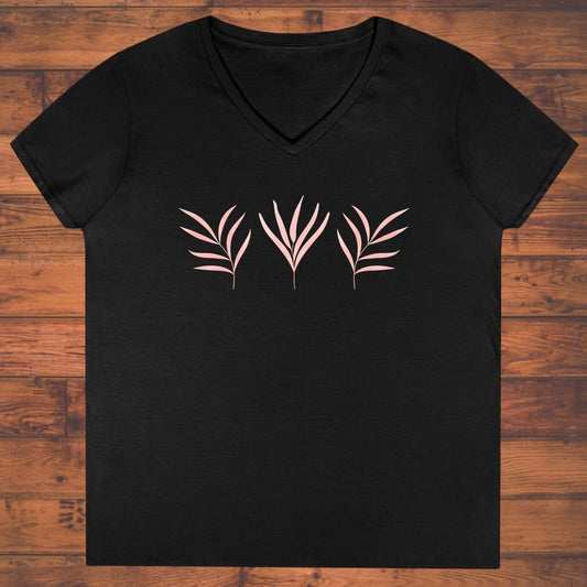 Bare Leaves Ladies' V-Neck