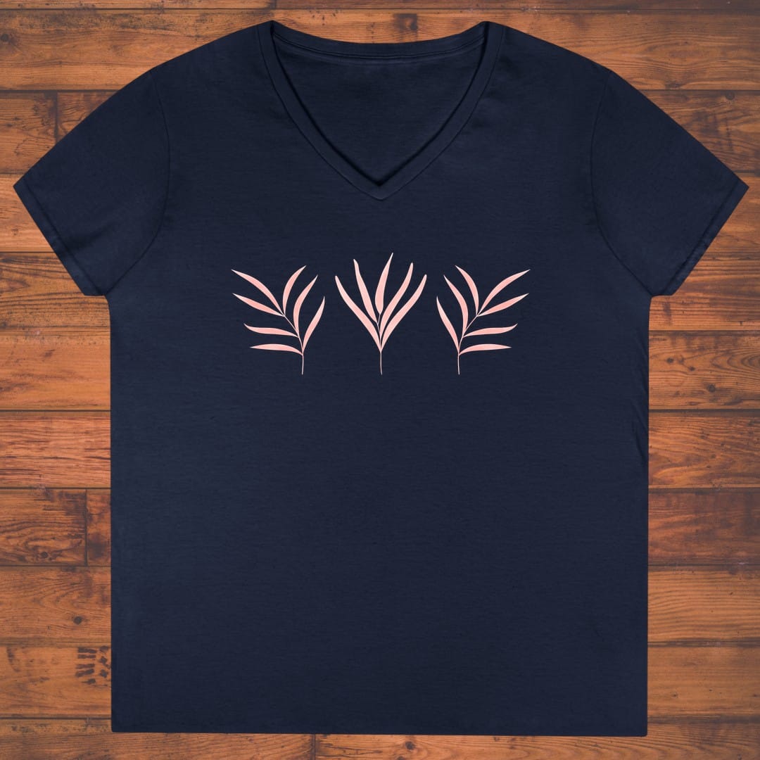 Bare Leaves Ladies' V-Neck