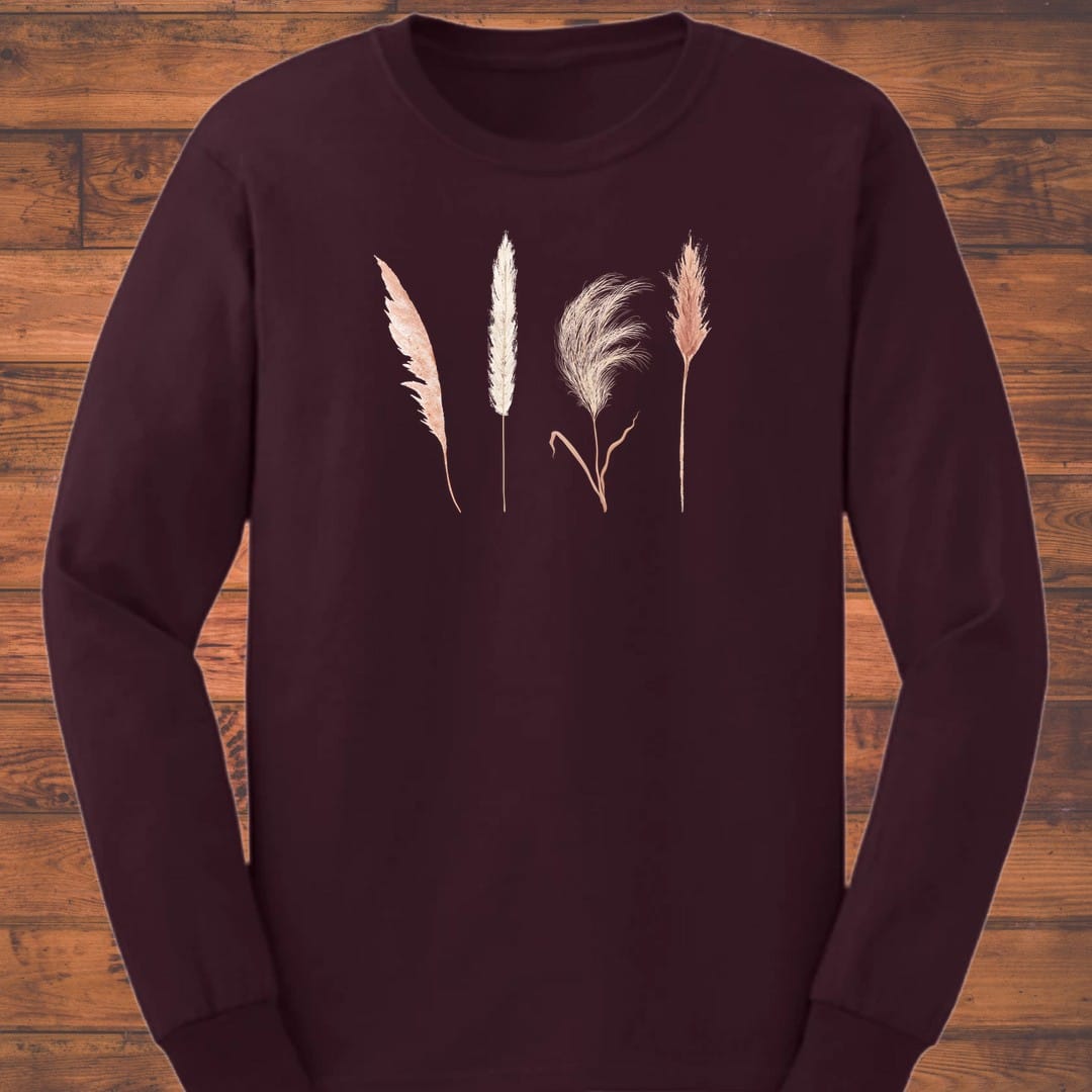 Still Grasses Long Sleeve T-Shirt
