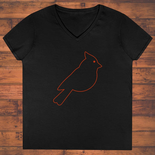 Quiet Watcher Ladies' V-Neck