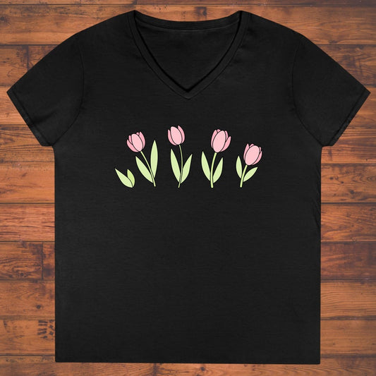 Soft Bloom Ladies' V-Neck