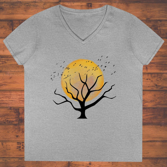 Ember Stillness Ladies' V-Neck