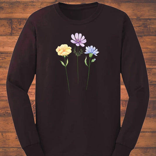 Soft Meadow Trio Long Sleeve T-Shirt