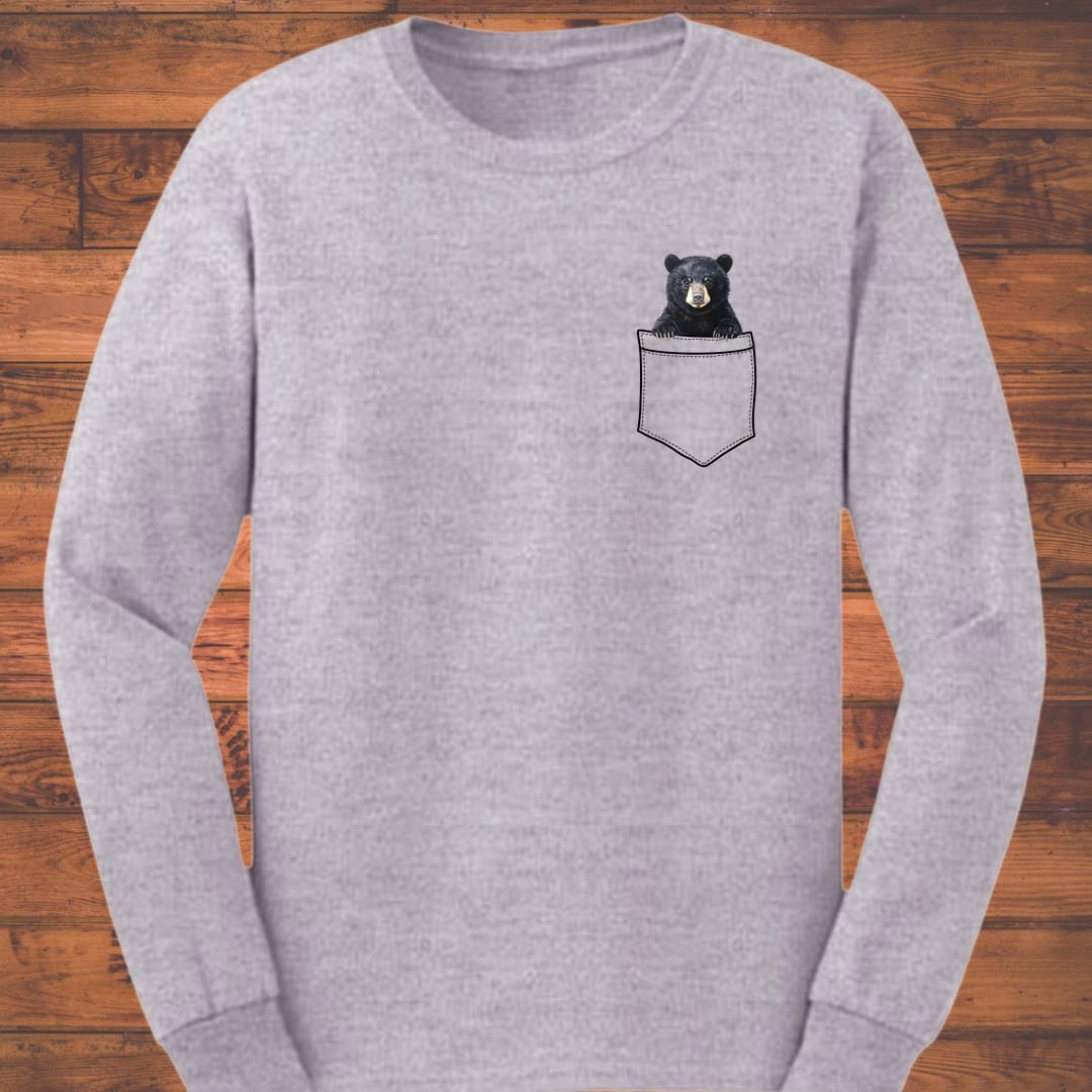 Pocket Bear Long Sleeve T-Shirt