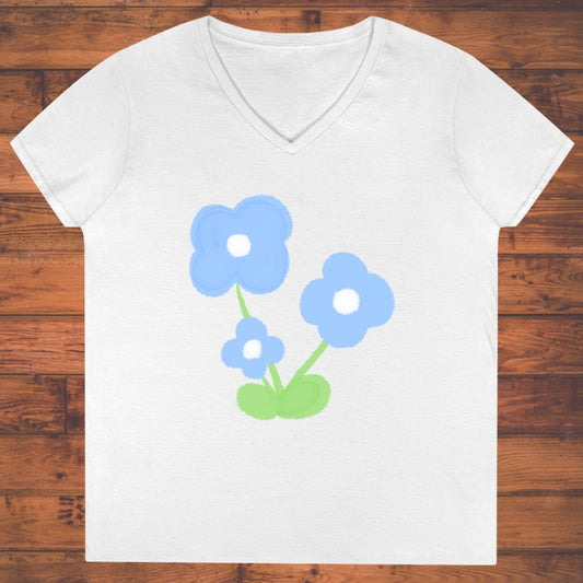 Forget Me Not Ladies' V-Neck