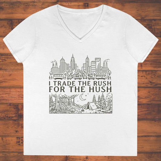 City to Stillness Ladies' V-Neck