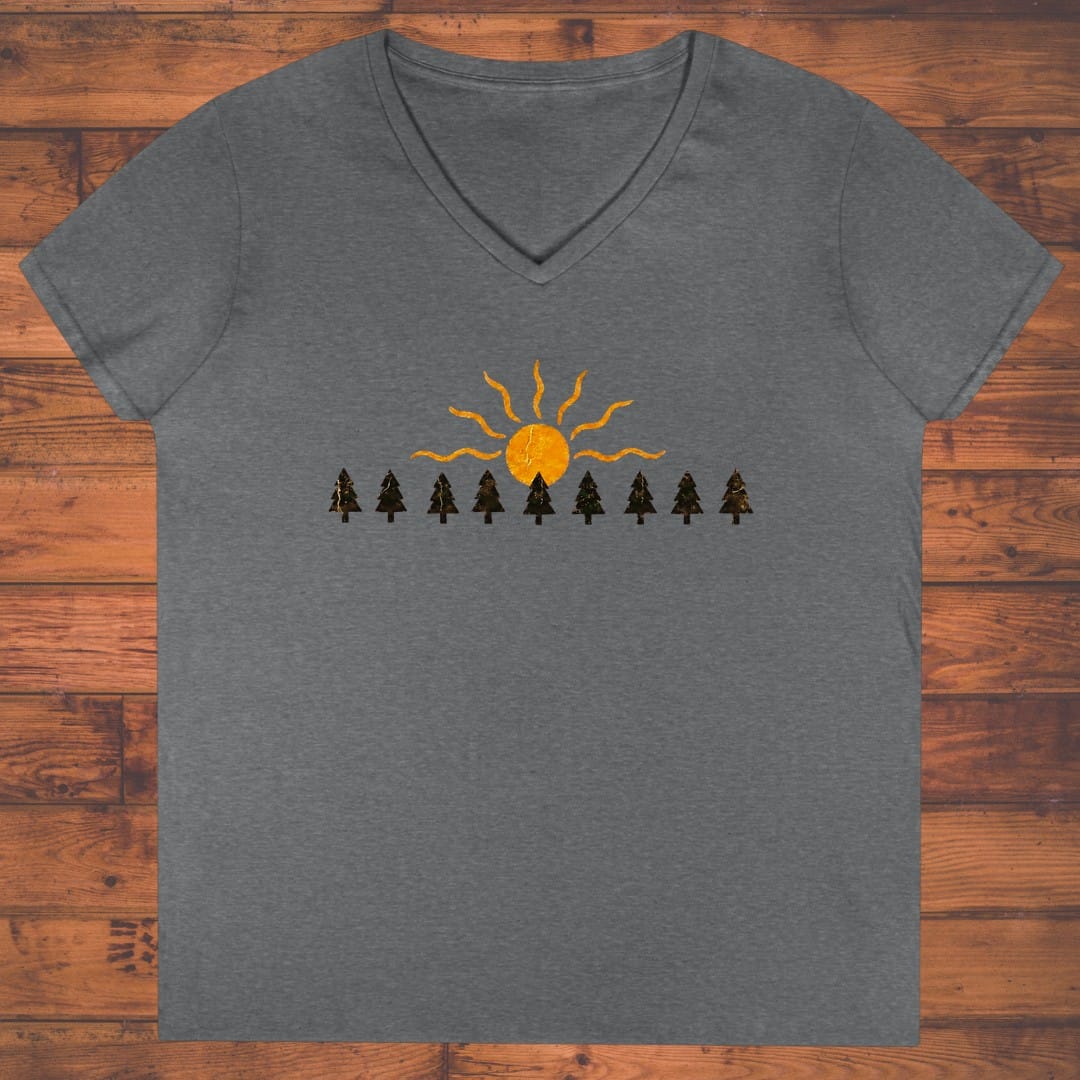 Sunset Signal Ladies' V-Neck
