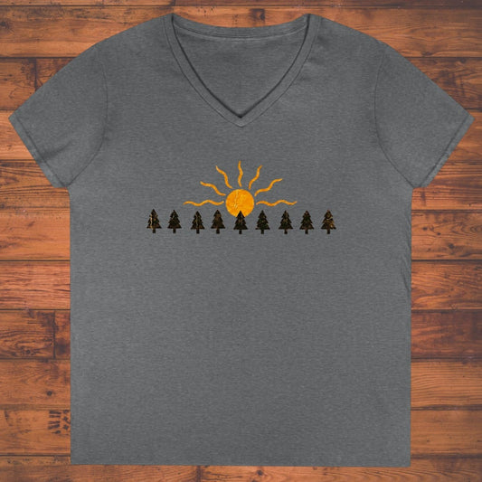 Sunset Signal Ladies' V-Neck