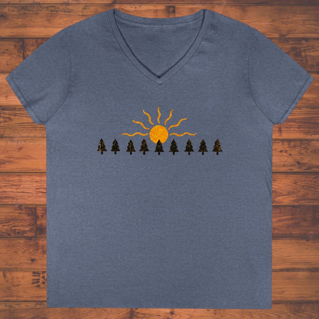 Sunset Signal Ladies' V-Neck