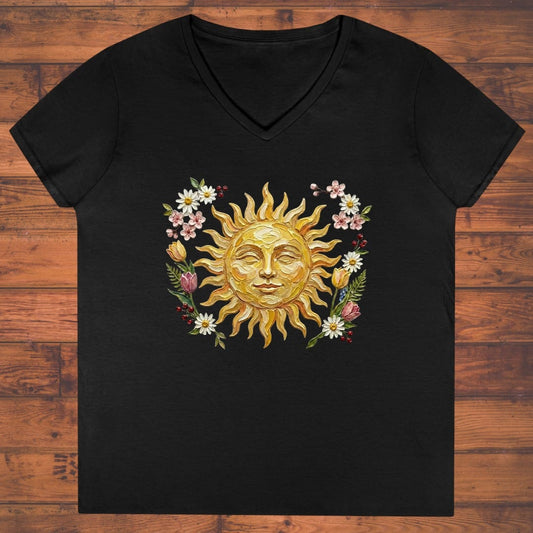Solar Serenity Ladies' V-Neck