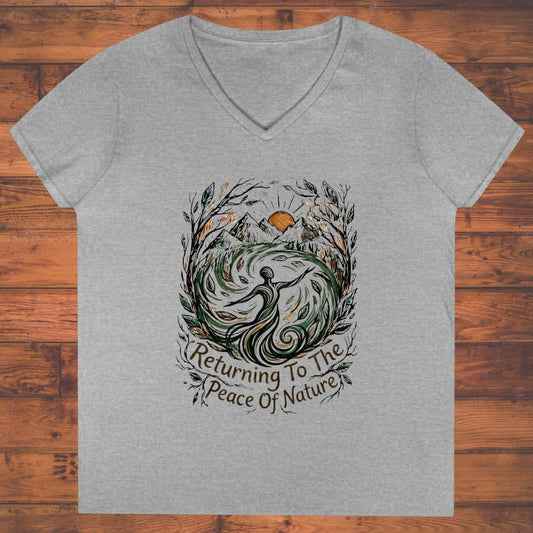 Circle of Calm Ladies' V-Neck
