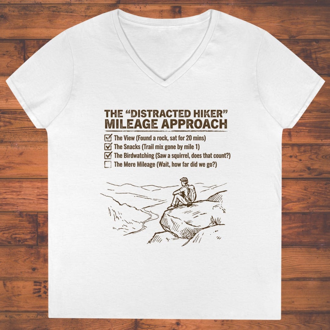 Miles Can Wait Ladies' V-Neck
