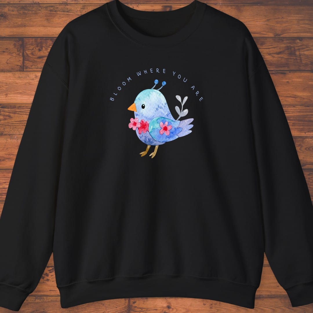 Little Blue Bloom Sweatshirt