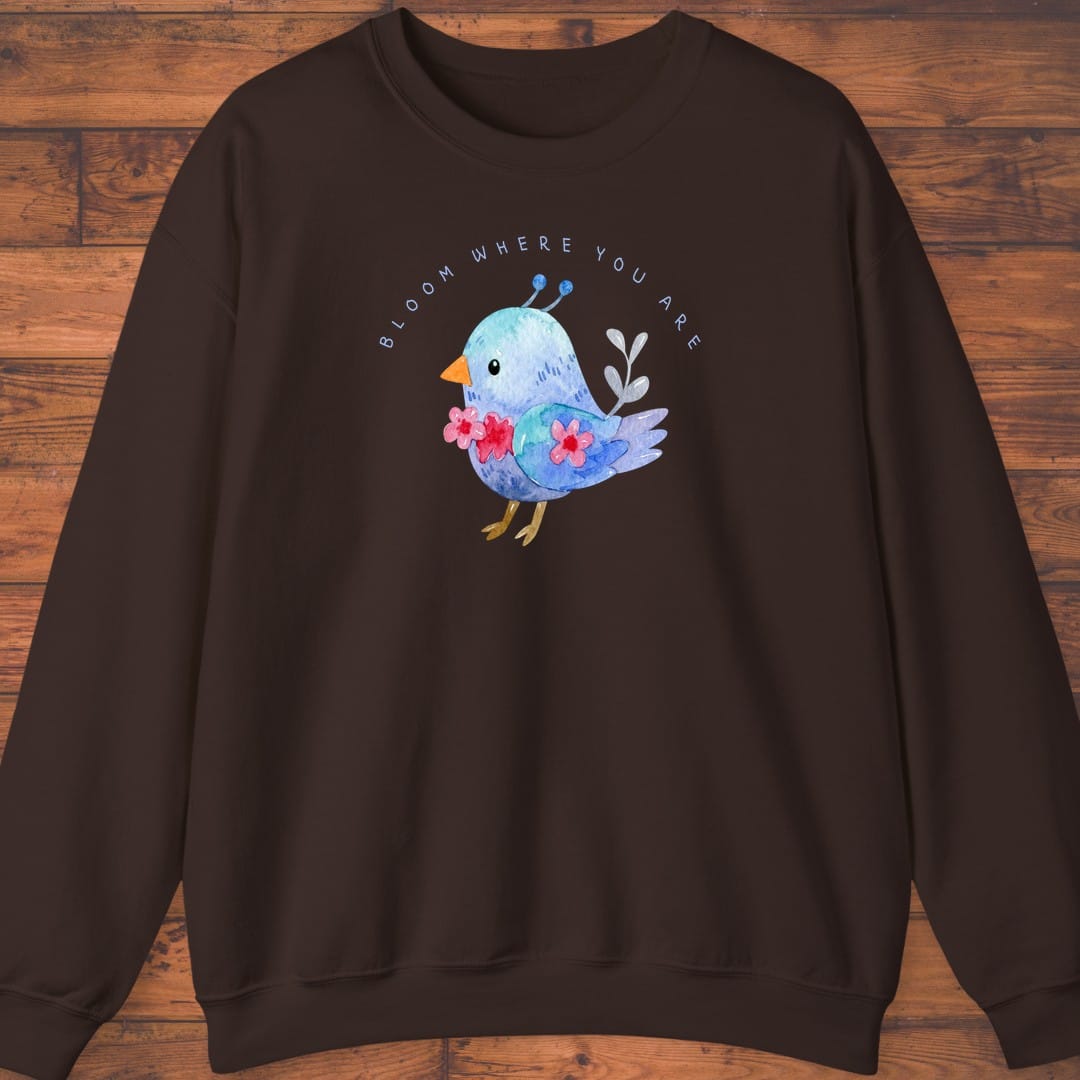 Little Blue Bloom Sweatshirt