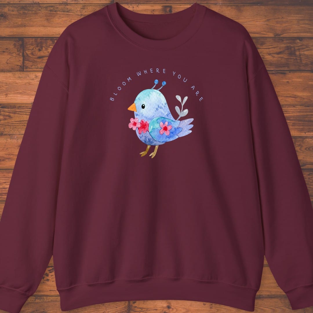 Little Blue Bloom Sweatshirt