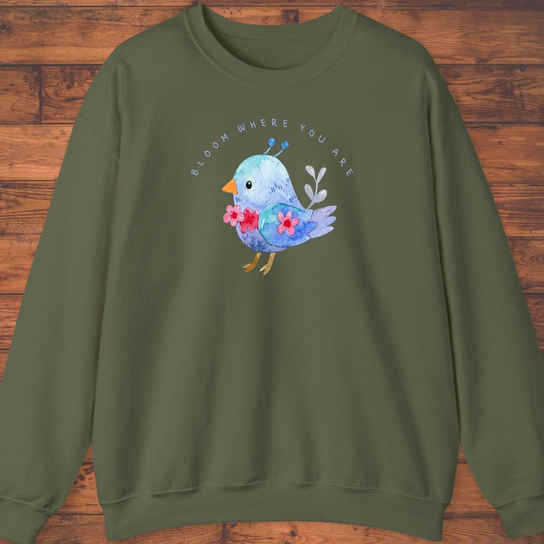 Little Blue Bloom Sweatshirt