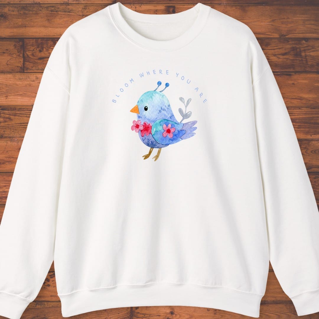 Little Blue Bloom Sweatshirt