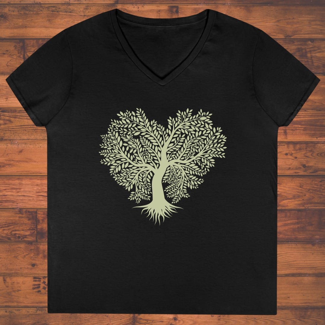 Rooted Heart Ladies' V-Neck