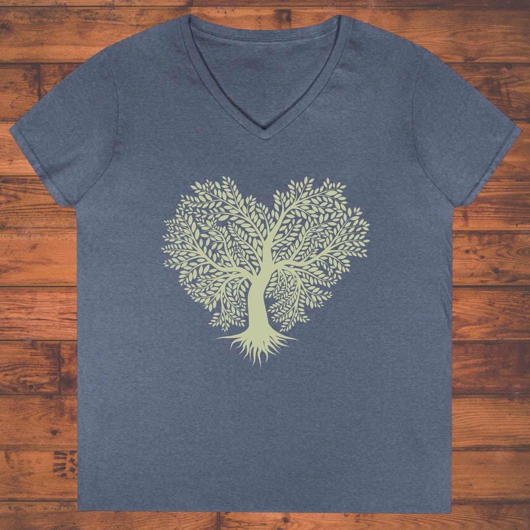 Rooted Heart Ladies' V-Neck