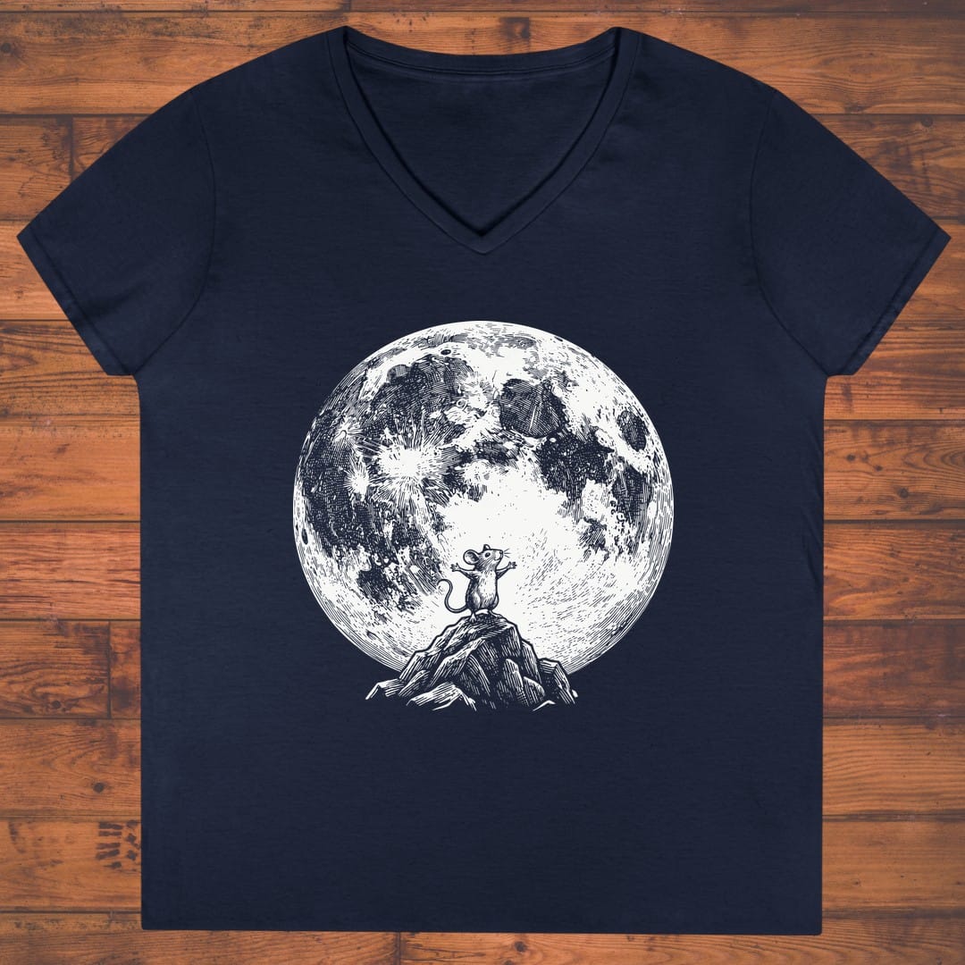 Tiny Titan Ladies' V-Neck