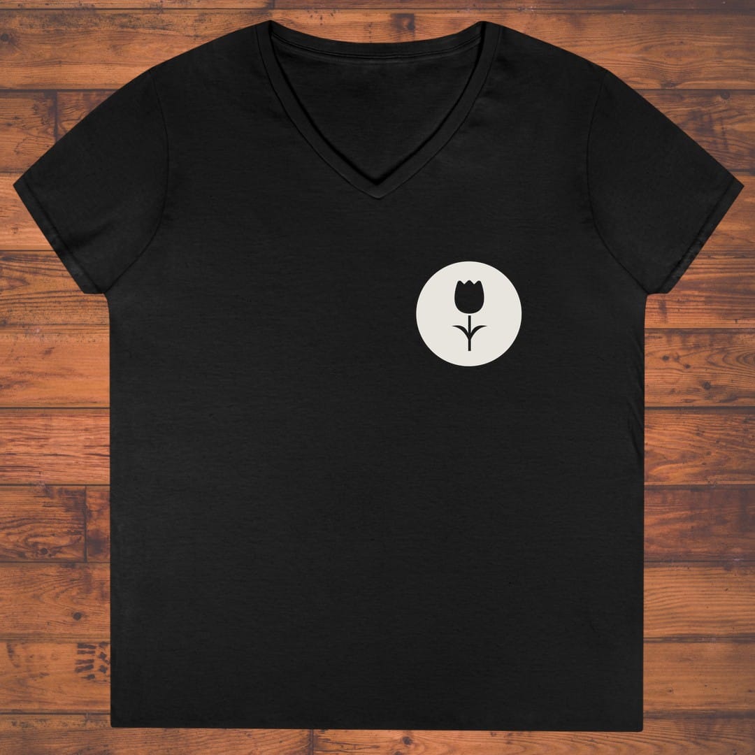Tulip Mark Ladies' V-Neck